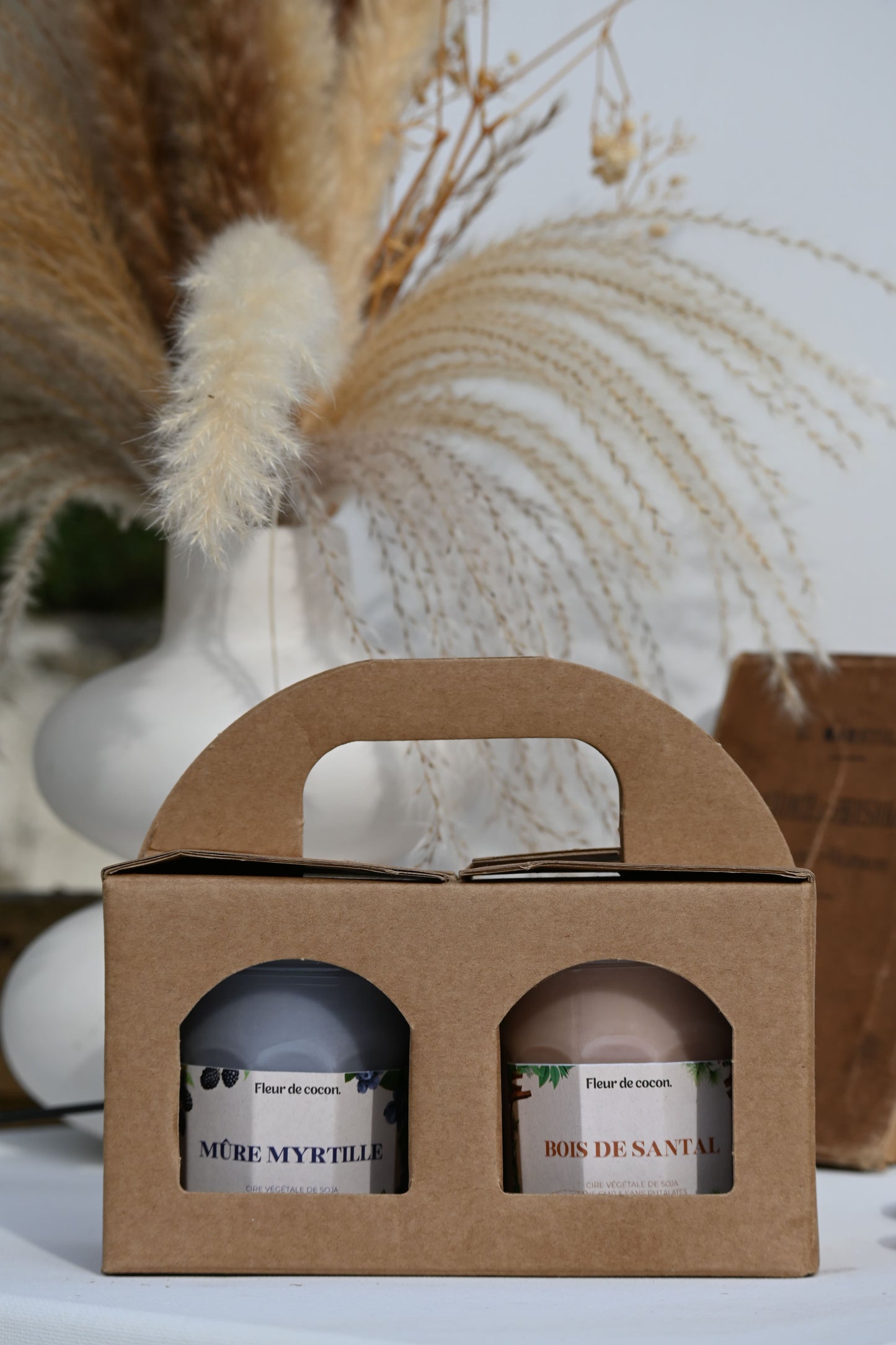 Duo bougies parfumées 170g
