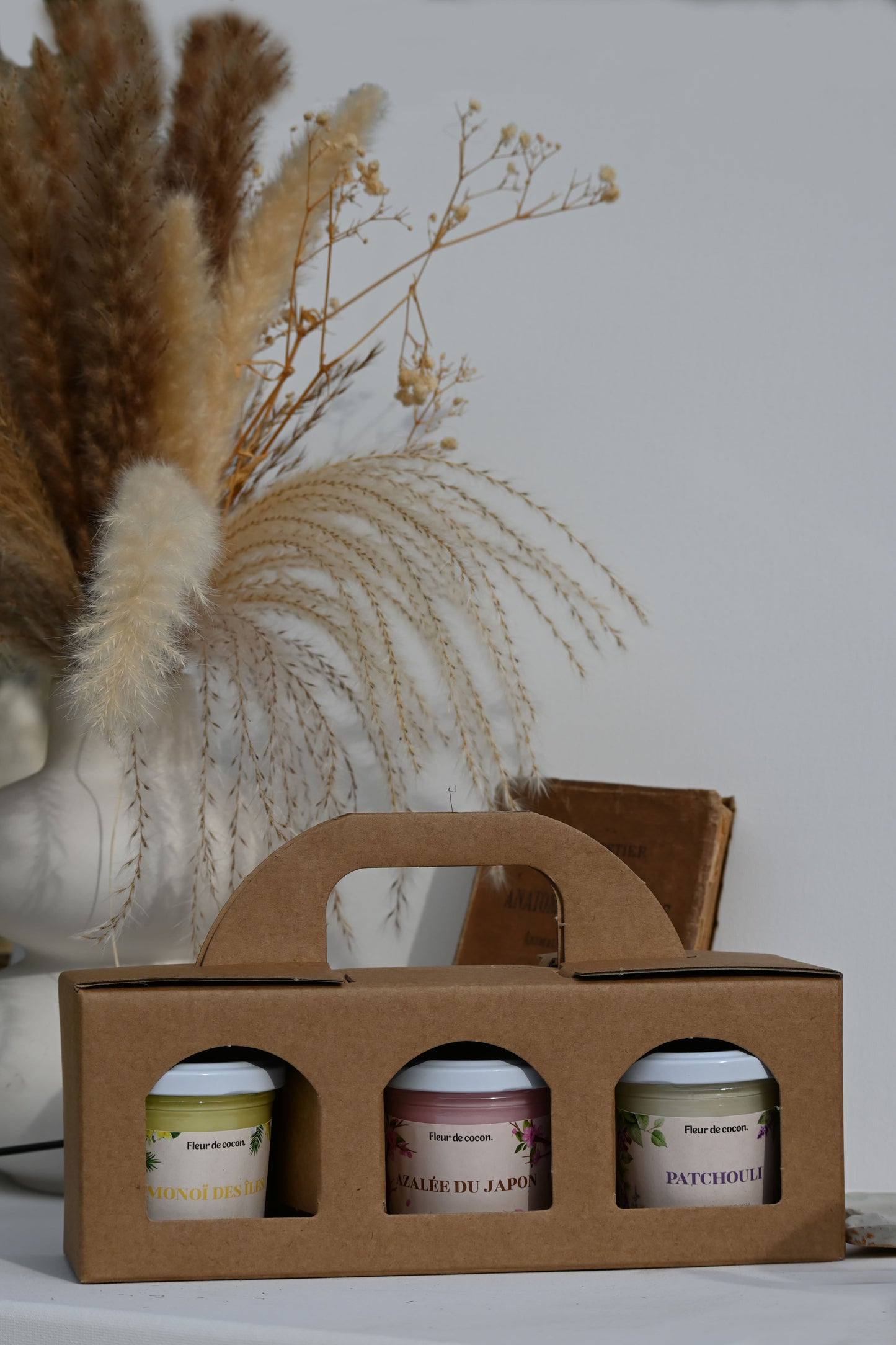Trio bougies parfumées 100g