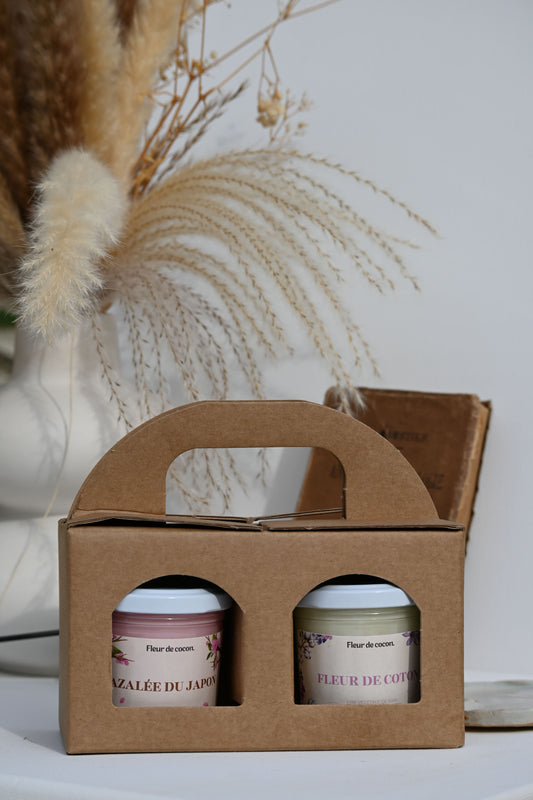 Duo bougies parfumées 100g