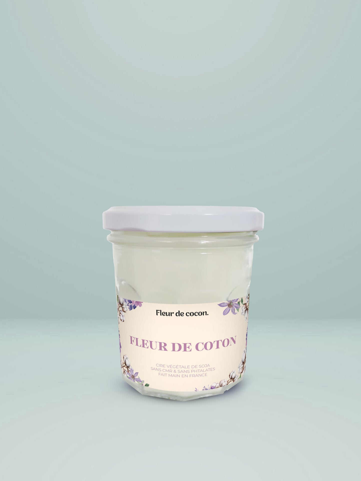 Bougie fleur de coton