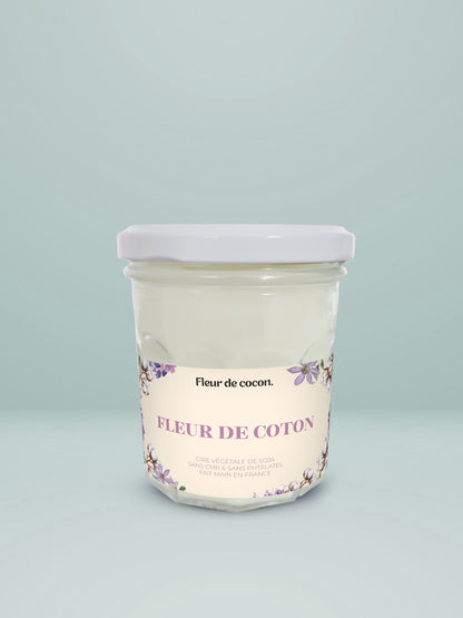 Bougie fleur de coton