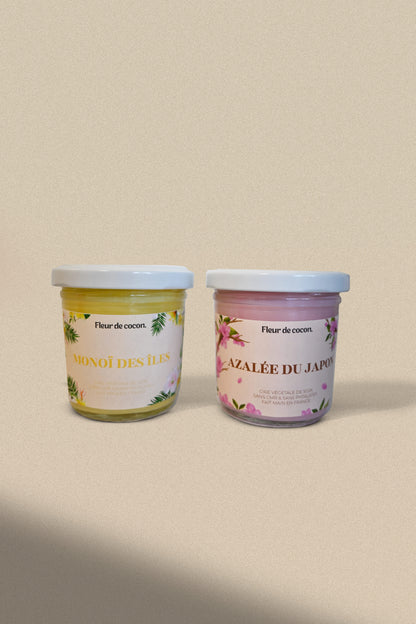 Duo bougies parfumées 100g