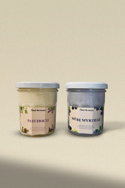 Duo bougies parfumées 170g