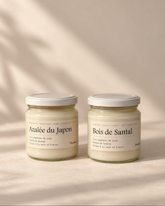 Duo bougies parfumées 170g
